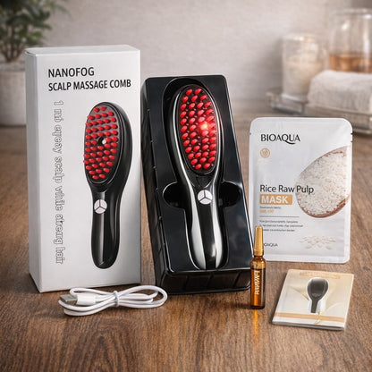 CEPILLO MASAJEADOR CAPILAR + REGALOS