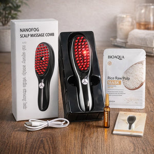 CEPILLO MASAJEADOR CAPILAR + REGALOS