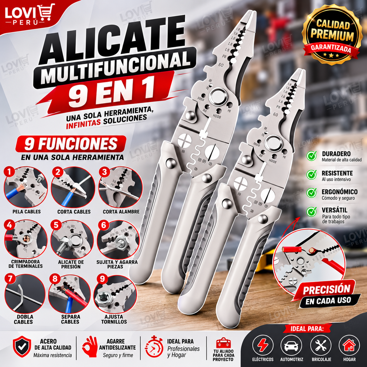 ALICATE MULTIFUNCIONAL PREMIUM