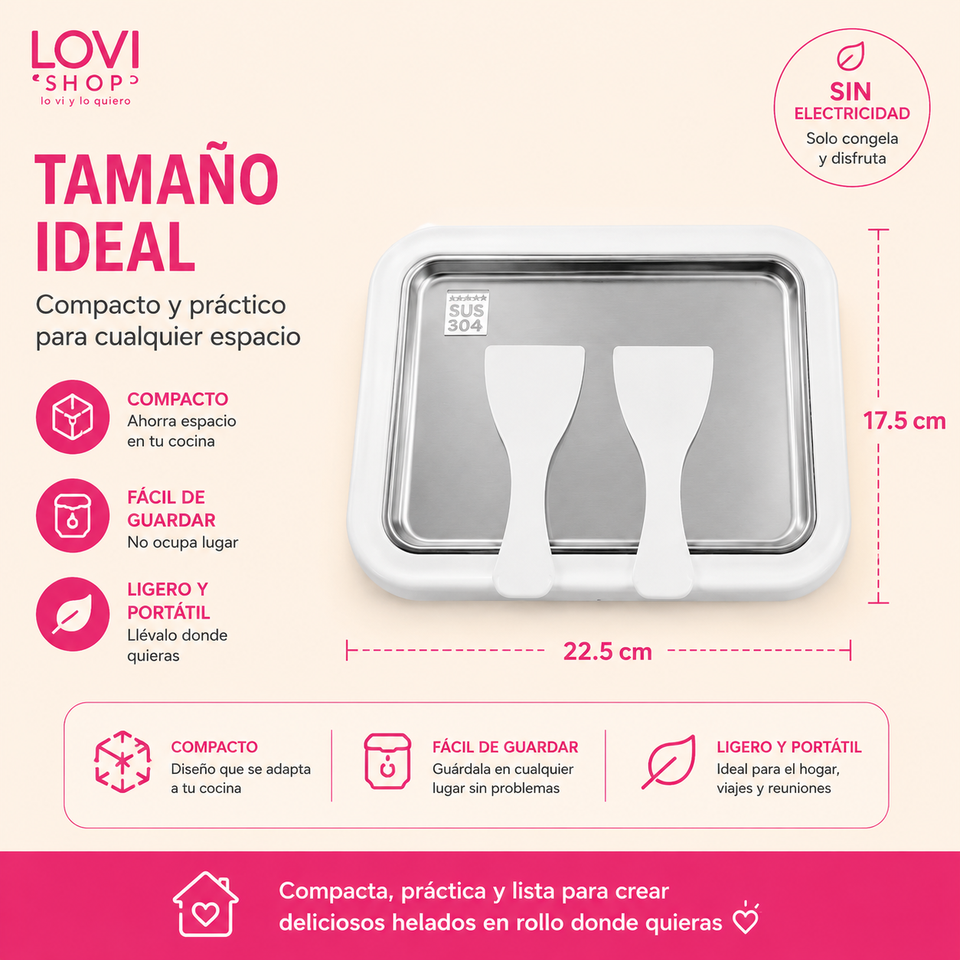 MAQUINA PARA HELADOS EN ROLLO