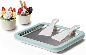 Máquina de Helado Enrollado, Placa Fría Instantánea, Ideal para Hacer Helado Enrollado